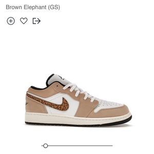 Air Jordan 1 Low SE (Brown Elephant) 5.5Y